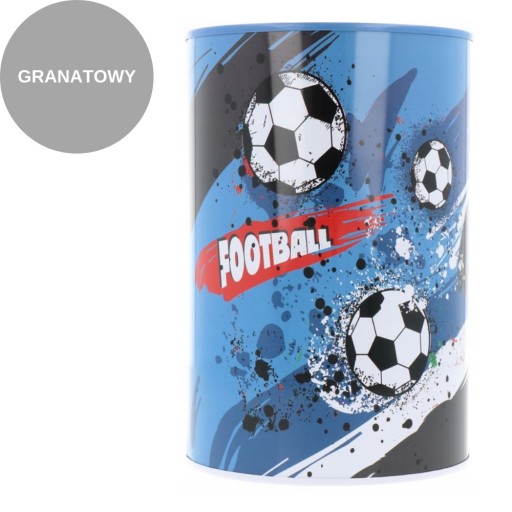 KOVOVÁ KANZIČKA BANKOVKY FUTBAL XXL DARČEK