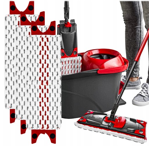 1 x Vileda Ultramax plochá vložka mopu Univerzálna hlava na mop