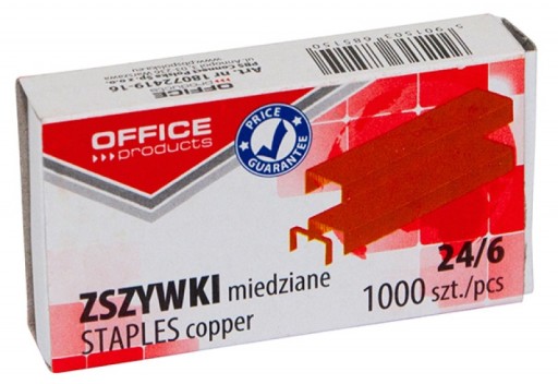 KANCELÁRSKE PRODUKTY 24/6 medené sponky 1000 ks