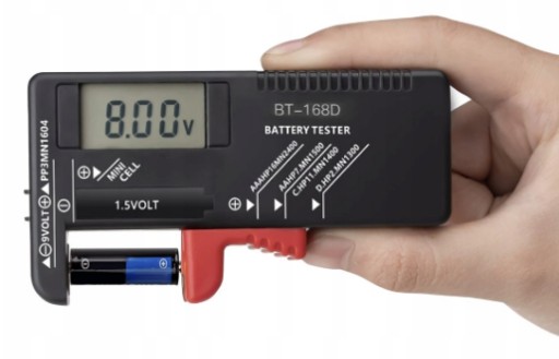 DIGITÁLNY TESTER BATÉRIÍ A AKUMULÁTOROV AAA METER