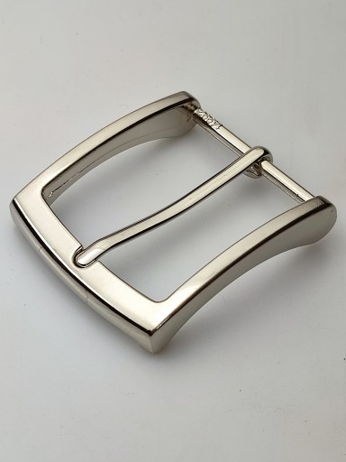 Spona na opasok nohavíc 4 cm 40 mm strieborná