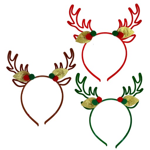 Čelenka REINDEER ROHY Jelenie lesné zvieratká RUDOLF