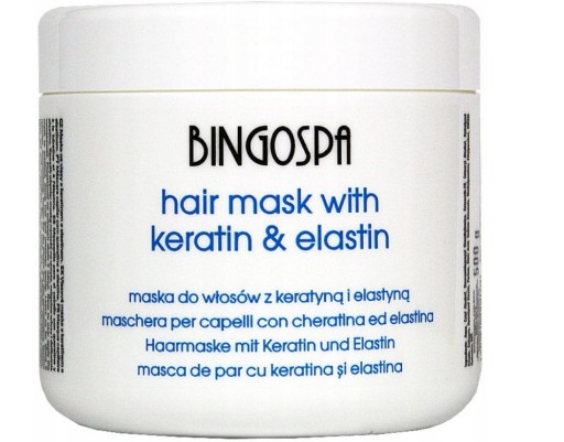 BINGOSPA VLASOVÁ MASKA KERAYTNA A ELASTIN 500 g