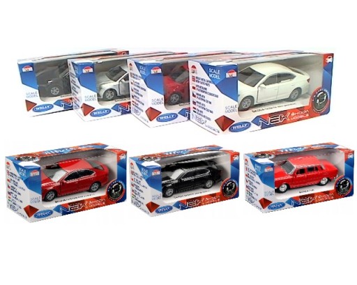 KOVOVÉ AUTO ŠKODA 1:34 OCTAVIA OBĽÚBENÁ FABIA