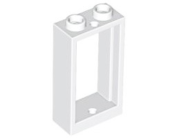 LEGO 60593 RÁM NA OKENNÉ OKNO 1x2x3 biele NOVINKA (1g)
