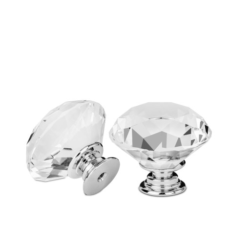 Crystal Knob Nábytková úchytka na nábytok 30 mm