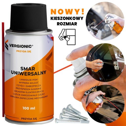 Multifunkčný vreckový sprej na odstraňovanie hrdze od mastnoty 100 ml