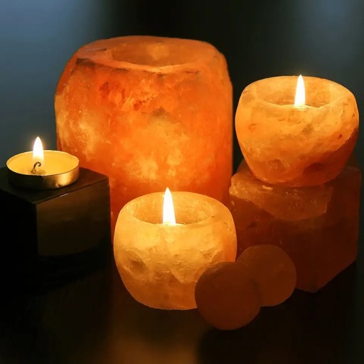 Soľný svietnik Soľná lampa prírodný ionizátor S