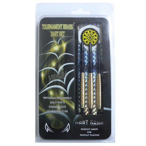 Šípkové šípky MASTER Virgin Brass 3 ks 18g