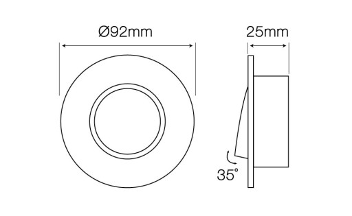 POHYBLIVÉ halogénové svietidlo pre LED, 230V CT62 GU10