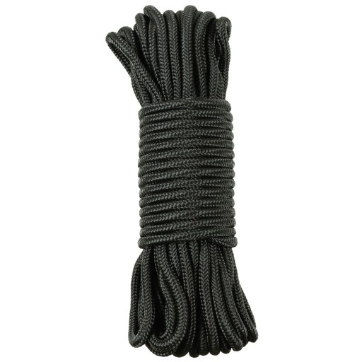 Kábel MFH 5 mm x 15 m - Čierny