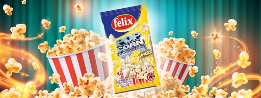 FELIX POP CORN maslový do mikrovlnnej rúry 90 g