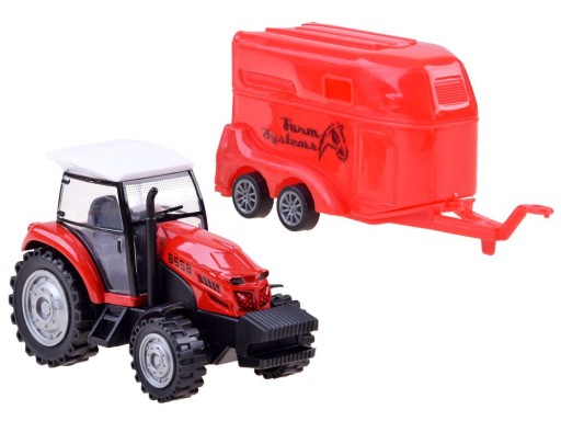 Traktor s prívesom poľnohospodárskej techniky ZA3433