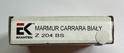 Egger Carrara Marble End Cap White F204 BS