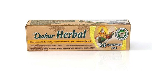 Ajurvédska pasta na kompletnú starostlivosť 26 bylín! 100 ml Daburu