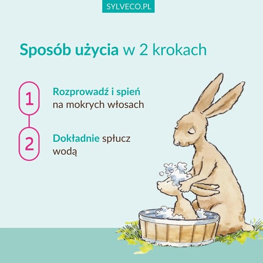 SYLVECO pre deti Pena na umývanie tela a vlasov