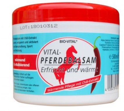 Hrejivá konská masť 500 ml PFERDEBALSAM CHILI