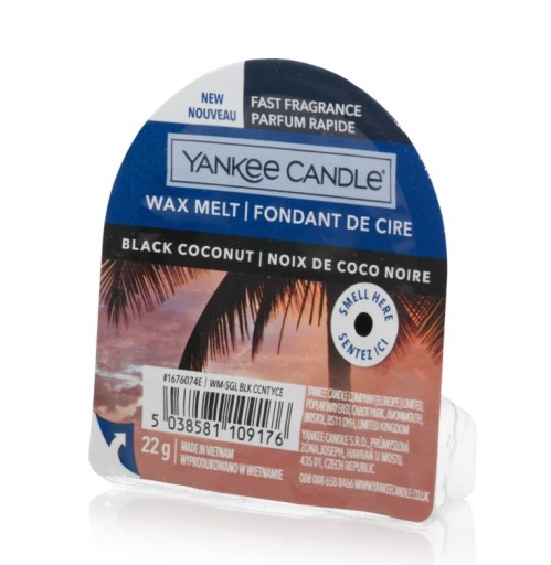 Čierny kokosový vosk Yankee Candle