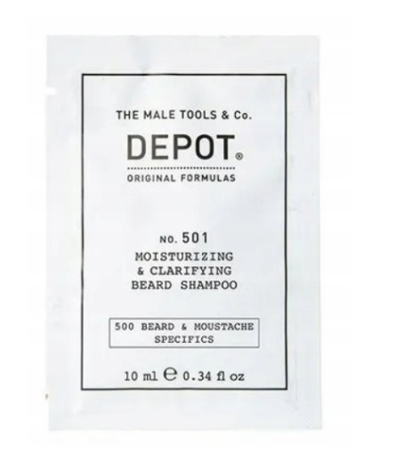 DEPOT 501 ŠAMPÓN NA BRADU PÁNSKY 10ml - Vrecúško