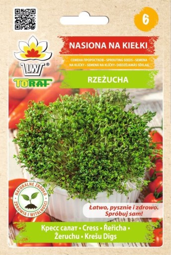 SEMIENKA TORAF KLÍČKY CRESS ZDRAVÉ CHUTNÉ 30G