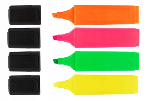 ZVÝRAZŇOVAČ 4 FARBY TEXTMARKER FLUO SET