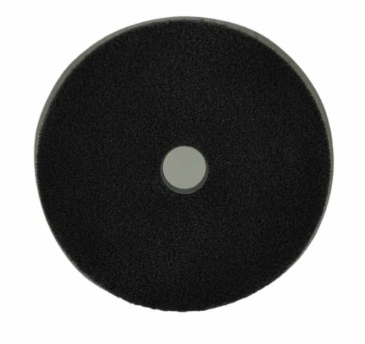 Čierna špongia, leštiaci vankúšik na suchý zips, priemer 125 mm. mäkké
