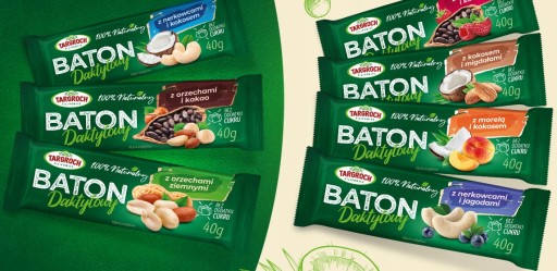Datľová tyčinka s malinami a kakaom 40g Targroch