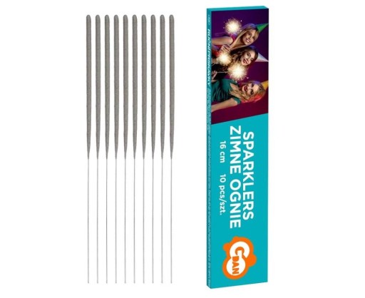 STUDENÉ SPARKLERY 16 CM BALENIE 10 GODAN