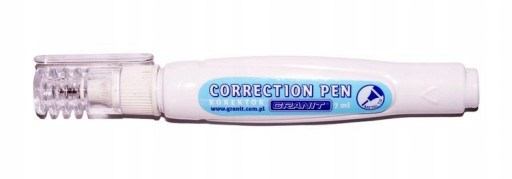 CORRECTION guľôčkový ROLLER biely v guľôčkovom pere