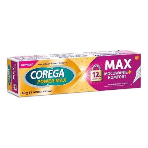 Corega Power Max Mount+Comfort 40 g