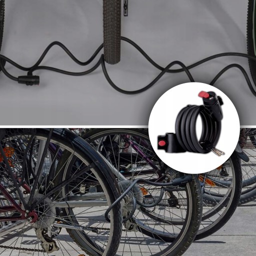 ZAMKNUTIE BICYKLA ZABEZPEČENIE ZÁMKU NA BICYKEL