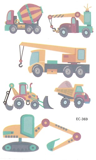 Umývateľné tetovanie pre deti CARS EC369