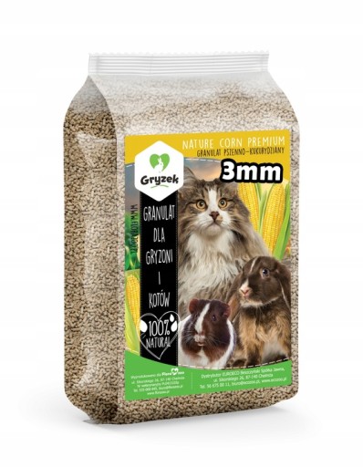 EKO KUKURIČNÝ GRANULÁTOVÝ PODLIESTKA PRE ZAJIKA KAT