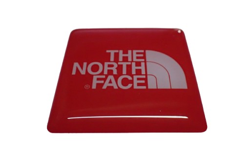 NÁLEPKA 3D NÁLEPKA NA NÁLEPKU NORTH FACE 3,8 x 3,8 cm