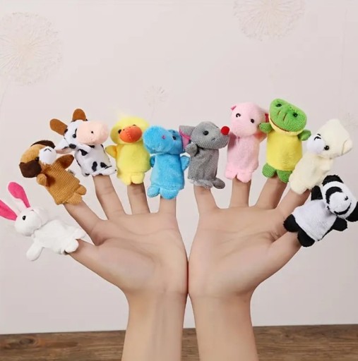 FIGER PUPPIES bábky plyšové zvieratká maskoti pre deti 10 ks.