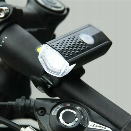 LED BIKE SVETLO PREDNÉ ZADNÉ USB SÚPRAVA NA BICYKEL