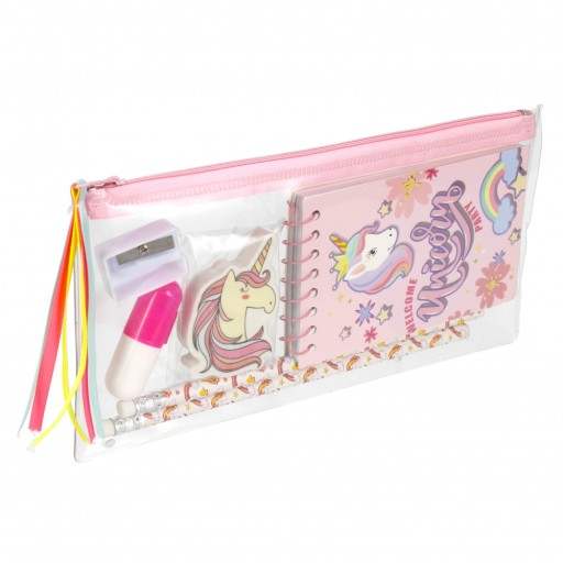 Školská súprava Unicorn: Vrecúško + 6 ks. 502164