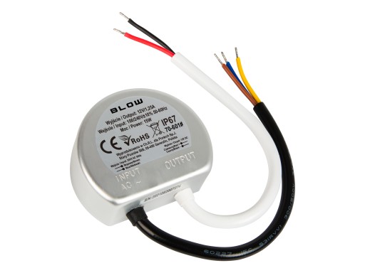 LED zdroj do zásuvky 12V 15W, IP67