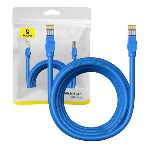 RJ45 - RJ45 LAN KÁBEL ETHERNET CAT6 INTERNETOVÝ KÁBEL 5M BASEUS