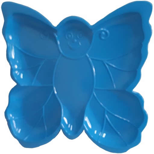 Plastový podnos na taniere 20 cm motýľ