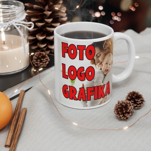 HRNČEK POTLAČENÉ FOTO REKLAMNÝ DARČEK S LOGOM FOTOGRAFIE