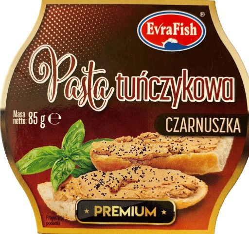 PREMIUM PASTA Z TUŇAKA S BLACKSUMPOM 85 G EVRAFISH