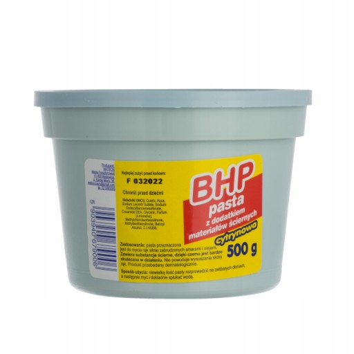 BHP pasta na ruky s citrónovým abrazívom 500G