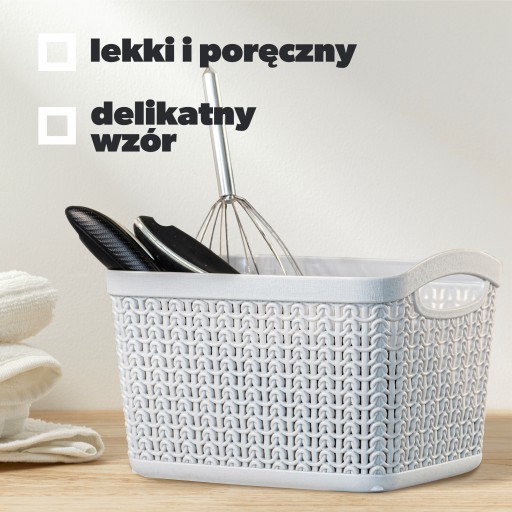 KOŠÍK KONTAJNER PLASTOVÝ KOŠÍK 3,3L FARBY