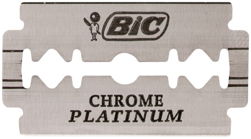 BIC CHROME PLATINOVÉ OBOJSTRANNÉ HOLIACE ČEPELE x10