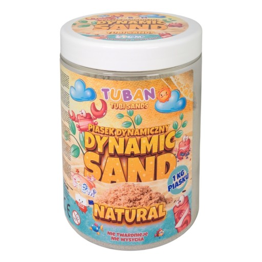 TUBAN Dynamický piesok 1kg prírodný
