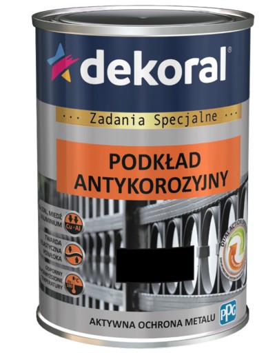 Dekoral Unikor Antikorózny základný náter čierny 0,5l