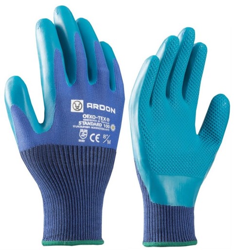 Rukavice GREEN TOUCH ARDON Latexové ochranné flexibilné profesionálne 10