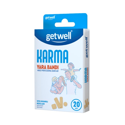 GETWELL DRESSING PASTERS MIX TYPOV 20 ks