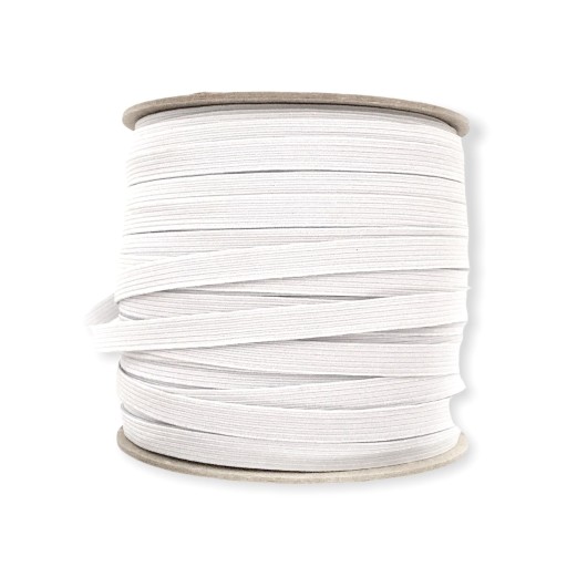 Ploché biele spodné prádlo elastické 8mm - PEGA